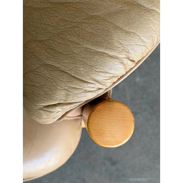 1970s ‘Pedro’ Armchairs Attributed to Gunnar Kentemo in Tan- Pair For Sale - Image 16 of 16
