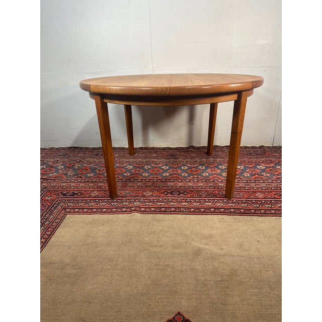 Wood 1980s MCM Teak Dining Table by Rasmus For Sale - Image 7 of 9