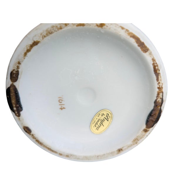 Vintage Chinoiserie Porcelain Green Botanical Ginger Jars- A Pair For Sale - Image 13 of 14