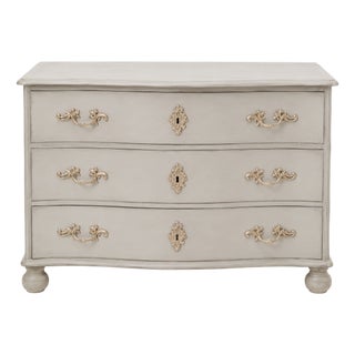 Antique French Commode — Scandinavian Grey Wash For Sale