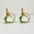Lavender Vintage Minimalist Japanese Hollywood Regency Majolica Butterfly Flora Porcelain Napkin Rings - Set of 12 For Sale - Image 8 of 18