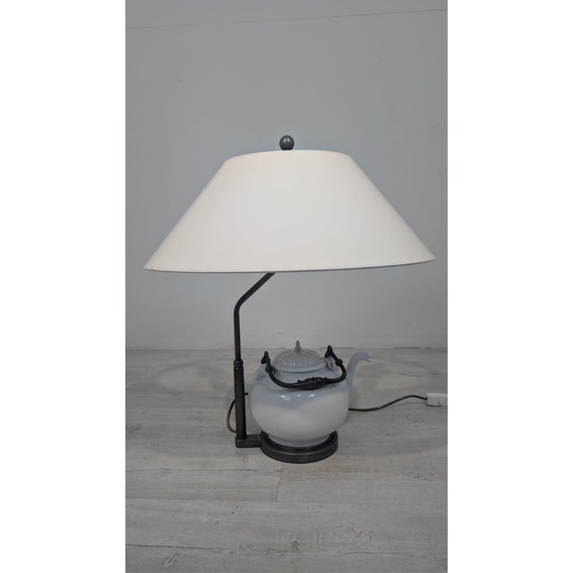 Porcelain Lamp by Gio Panti for Richard Ginori, 1980s For Sale - Image 9 of 18
