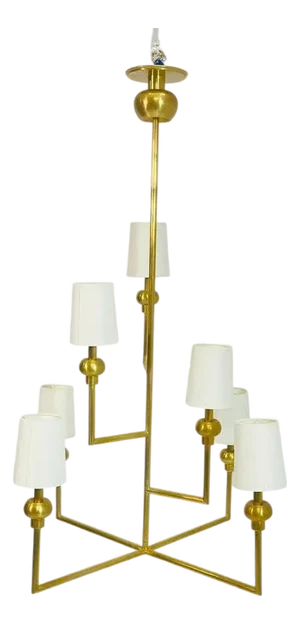 Paloma Contreras "Comtesse" Brass Chandelier for Visual Comfort Signature