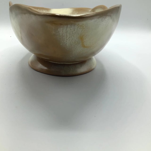 Vintage Frankoma Centerpiece Plainsman Brown Satin Bowl For Sale - Image 10 of 13