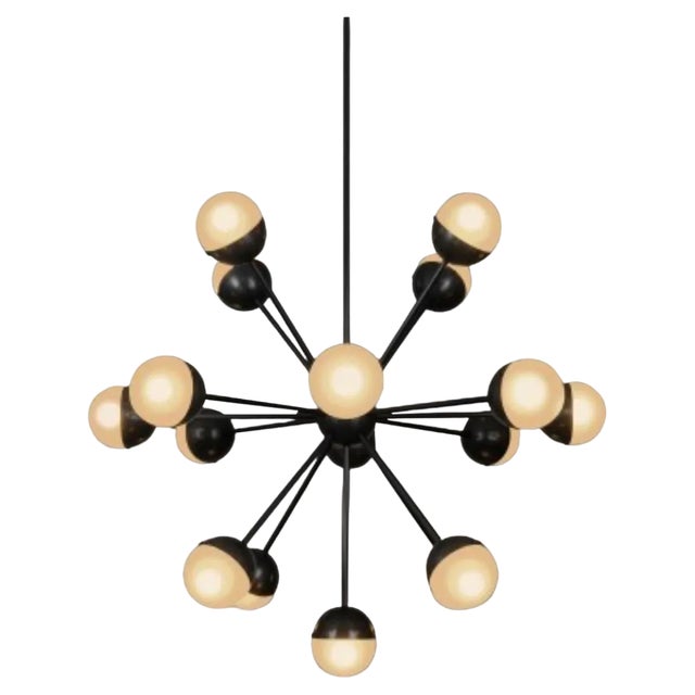 Molecule Spark Round 17 Hanging Light by Schwung For Sale