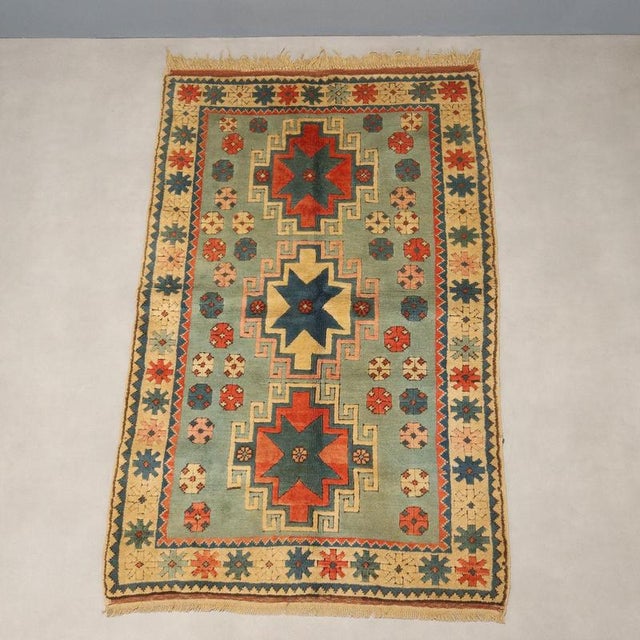 Vintage Turkish Kars Rug For Sale - Image 3 of 10