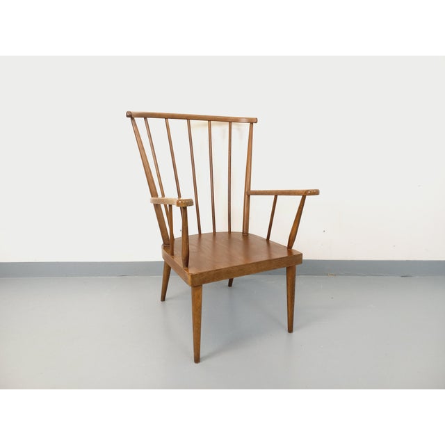 Vintage Baumann Wooden Armchair, 1960s For Sale - Image 16 of 16