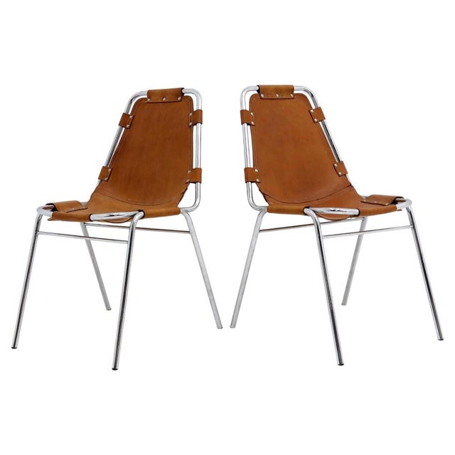 ‘Les Arcs’ Chairs Selected by Charlotte Perriand, 1960 For Sale - Image 11 of 11