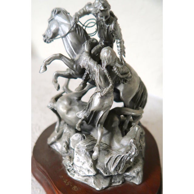Wood Don Polland (1932 - 2003) - Dramatic Pewter "The Rescue" - Signed, Numbered, Closed Limited Edition For Sale - Image 7 of 13