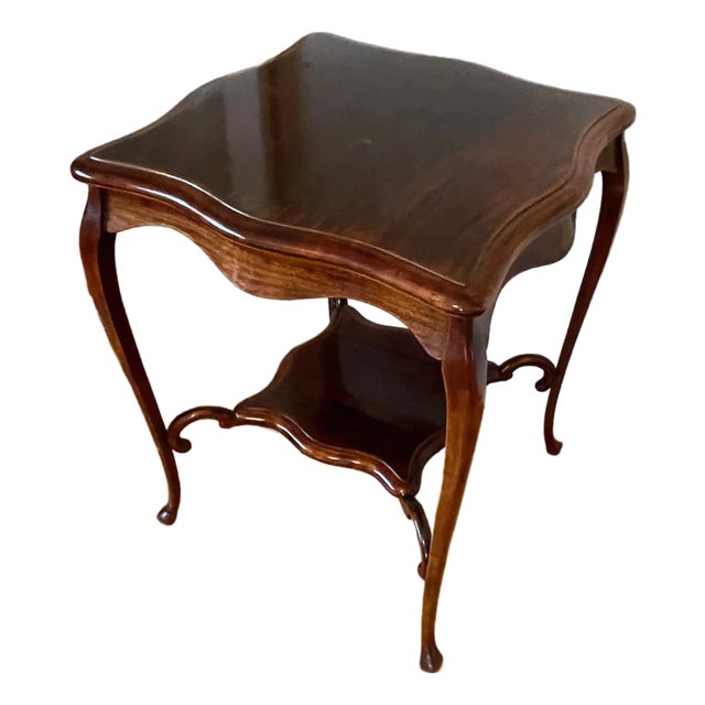 Antique Edwardian Parlor Table For Sale