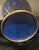 Metal Chinese Blue Cloisonne Floral Enameled Vase 20thC. For Sale - Image 7 of 7