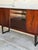 Brown Rosewood Highboard Sideboard Cabinet With Sculptural Base Crafted in Denmark 1960s For Sale - Image 8 of 10