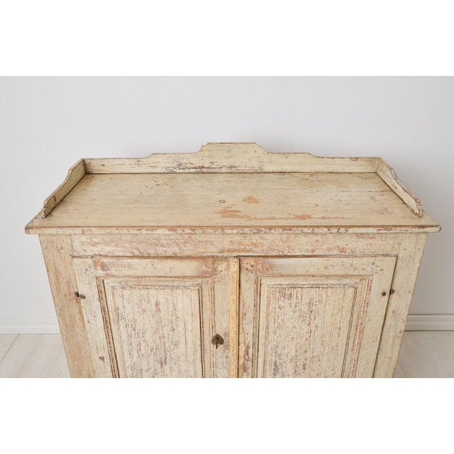 18th Century Gustavian Classic Sideboard, Northern Sweden, Late 1700s For Sale - Image 5 of 10