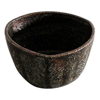 Stoneware Bowl by Carl-Harry Stålhane for Rörstrand, 1950s For Sale