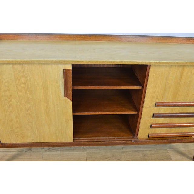 Vintage Compass Leg Sideboard Eros Edition by Gustave Gautier, 1950 For Sale - Image 9 of 13