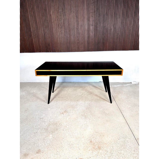 Vitage German Writing Desk by Hans Bellmann for Domus Raumkunst, 1950s For Sale - Image 12 of 18