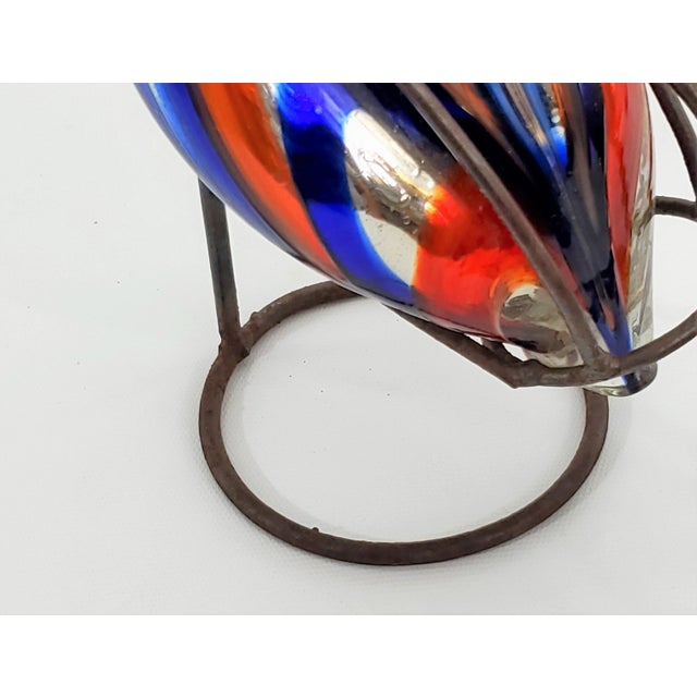 Sculpture Mercury Glass Hummingbird Bird For Sale - Image 11 of 13