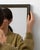 This mirror carries genuine presence, its dark bronze thin frame, rectangular immediately setting the tone for the piece....