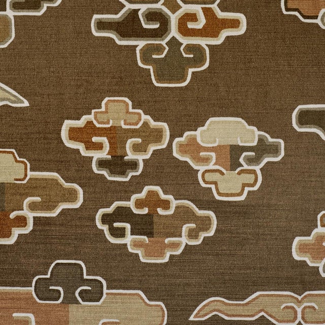 Traditional Sample - Schumacher In Dreams Velvet Fabric In Sable For Sale - Image 3 of 6