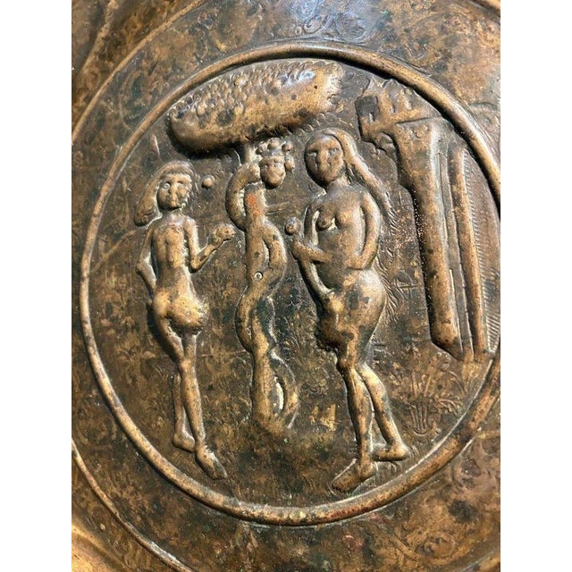 16th Century Embossed Copper Display Plate, Nuremberg For Sale - Image 6 of 8