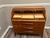 Vintage Mid-Century Swedish Teak Roll-Top Desk by Bröderna Gustafssons (1960s). Classic Scandinavian Design With Beautiful Book-Matched Veneer. For Sale In Austin - Image 6 of 7