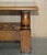 1960s English Edwardian Refectory Style Coffee Table in Oak, 1960s For Sale - Image 5 of 17
