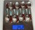 Silver Vintage Estonian Tallinn 916 Silver & Enamel Bear Spoons — Set of 8 For Sale - Image 8 of 11
