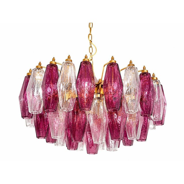 Italian Chandeliers Murano Glass, 1990, Set of 2 For Sale - Image 10 of 11