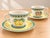 French Villeroy & Boch French Garden Fleurence Tea Cup and Saucer Set, Service for 4 - Fine German Porcelain For Sale - Image 3 of 6