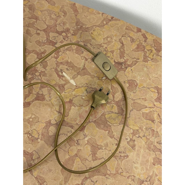 Large Rococo Revival Brass Table Lamp, 1950s For Sale - Image 16 of 17