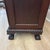 Brown Antique Gothic Style Claw Foot Mahogany Bookcase China Cabinet For Sale - Image 8 of 12