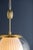 Brass Hudson Valley Lighting Clementon 17 in. 1 Light Pendant in Aged Brass Finish For Sale - Image 8 of 10