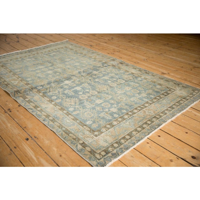 1930s Vintage Persian Hamadan Herati Wool Rug For Sale - Image 9 of 11