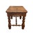 Vintage French Farmhouse Rush & Oak Stool / Footstool / Ottoman For Sale - Image 4 of 7