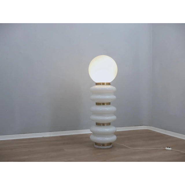Vintage Murano Glass Birillo Floor Lamp from Stilux Milano, 1970s , 1960s For Sale - Image 4 of 12