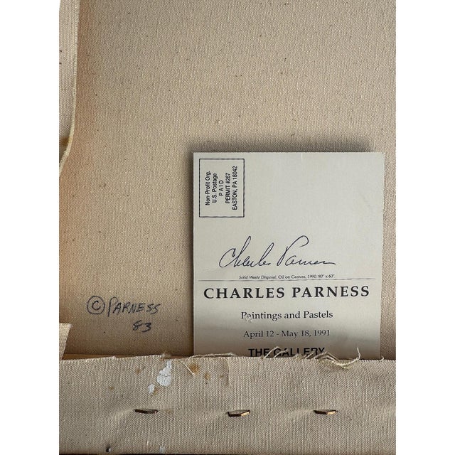 1980s Charles Parness Group of Four Abstract Self-Portraits For Sale - Image 11 of 11