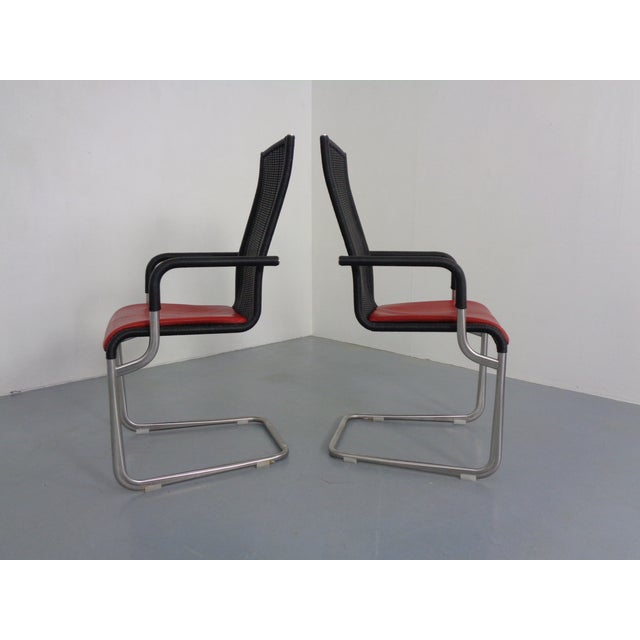 Kragstuhl D21 & B20 Cantilever Chairs by Jean Prouve & Axel Bruchhäuser for Tecta, 1980s, Germany, Set of 6 For Sale - Image 17 of 18
