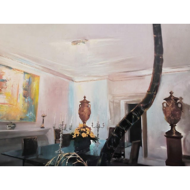 2000 - 2009 Roberto Donatelli, Interno, Acrylic Painting, 2001 For Sale - Image 5 of 8
