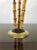 Wood Bamboo & Brass Candleholder, Italy, 1970s For Sale - Image 7 of 8