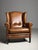 Sheep Leather Wingback Armchair For Sale - Image 15 of 17