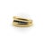 Vintage French 18k Gold Cannel Set Sapphire Ring by MC Parisg, Size 6.75 For Sale - Image 4 of 11