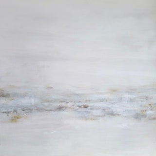 Large Neutral Modern Abstract Landscape Print For Sale