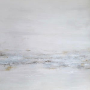Large Neutral Modern Abstract Landscape Print