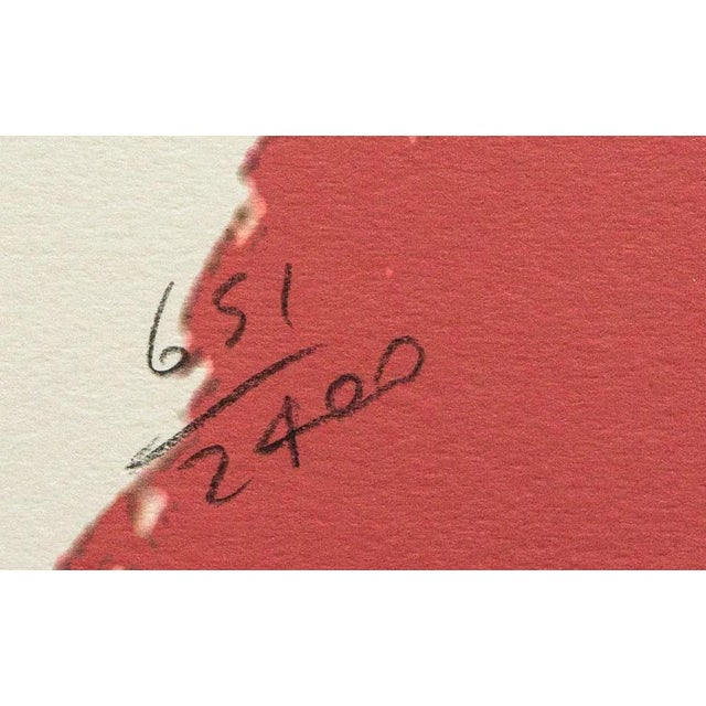 Portraiture 1986 Carnegie Museum of Art After Andy Warhol "Mao" Lithograph For Sale - Image 3 of 6