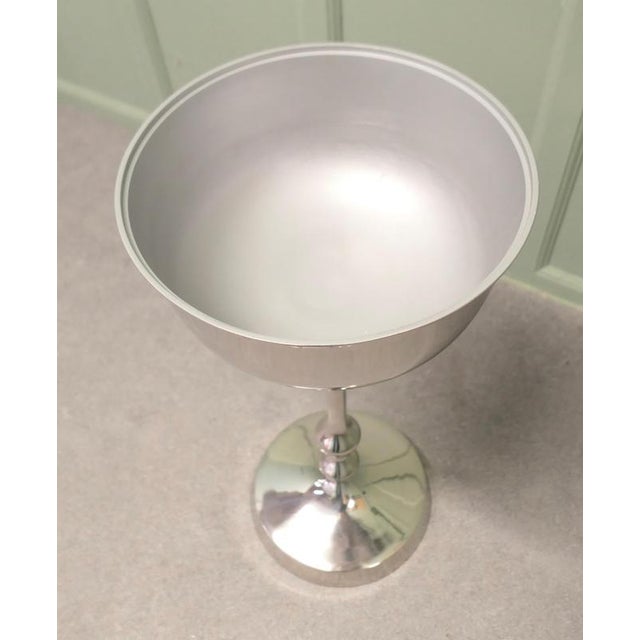 1970s Mid-Century Chrome Floor-Standing Ice Bucket, 1970 For Sale - Image 5 of 8