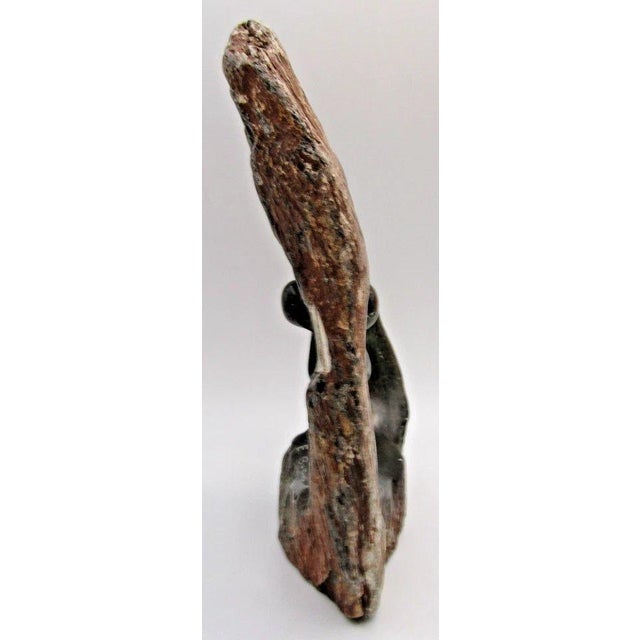 African 1950s Emerson Butawu African Shona Carved Serpentine Stone Sculpture For Sale - Image 3 of 12