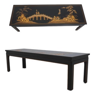 Beacon Hill Chinoiserie Decorated Coffee Cocktail Table For Sale