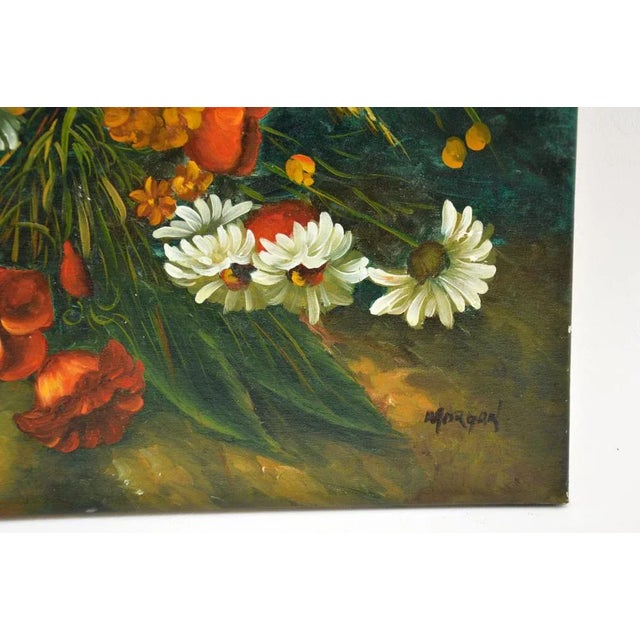 1960s Still Life, 1960s, Oil on Canvas For Sale - Image 5 of 9