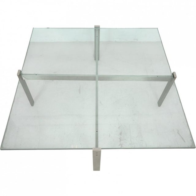 PK65 Glass Coffee Table by Poul Kjærholm, 2000s For Sale - Image 3 of 13