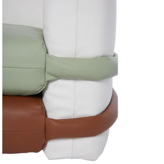 Animal Skin Two-Seater Pillow Sofa in Leather by Muller Van Severen for BD Barcelona For Sale - Image 7 of 16